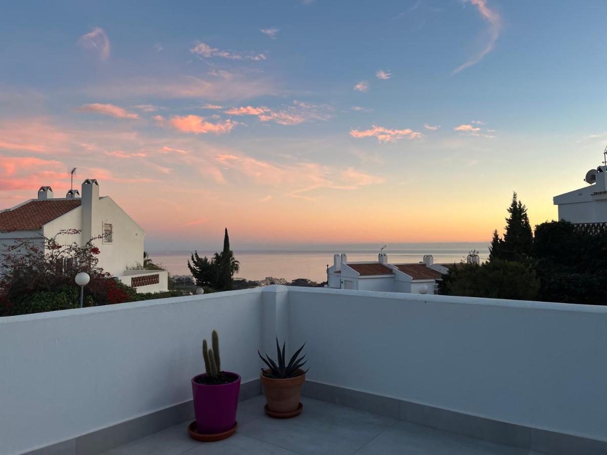 A Terrace With Sea View, 2 Bedrooms Apartment In Benalmádena Exterior foto