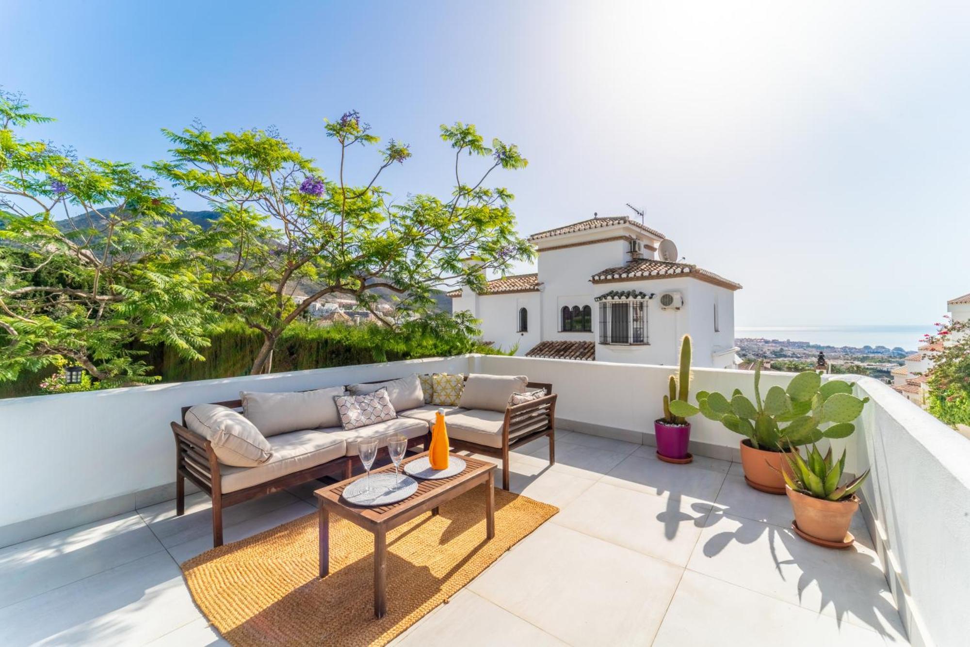 A Terrace With Sea View, 2 Bedrooms Apartment In Benalmadena Benalmádena Exterior foto