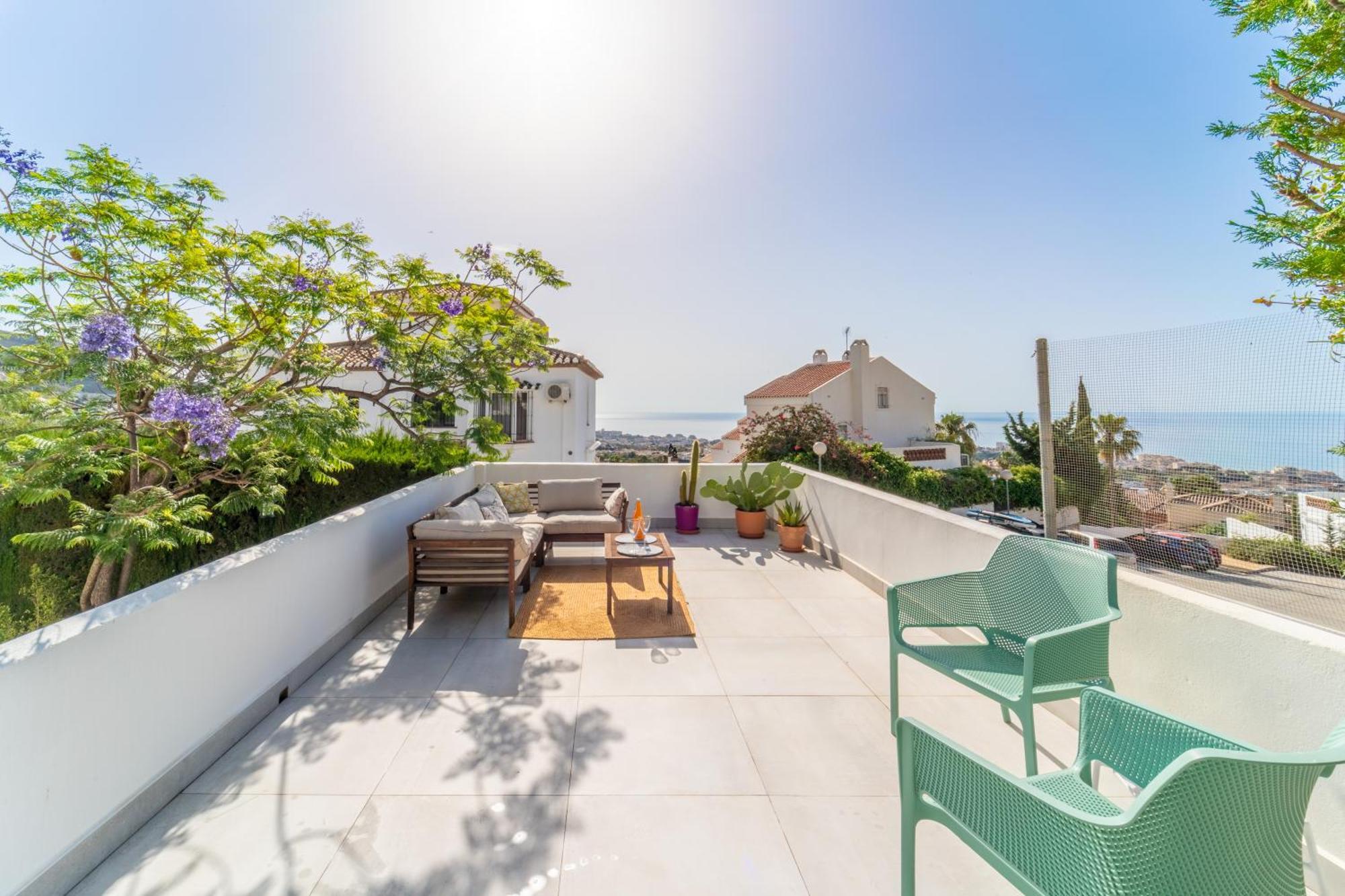 A Terrace With Sea View, 2 Bedrooms Apartment In Benalmadena Benalmádena Exterior foto